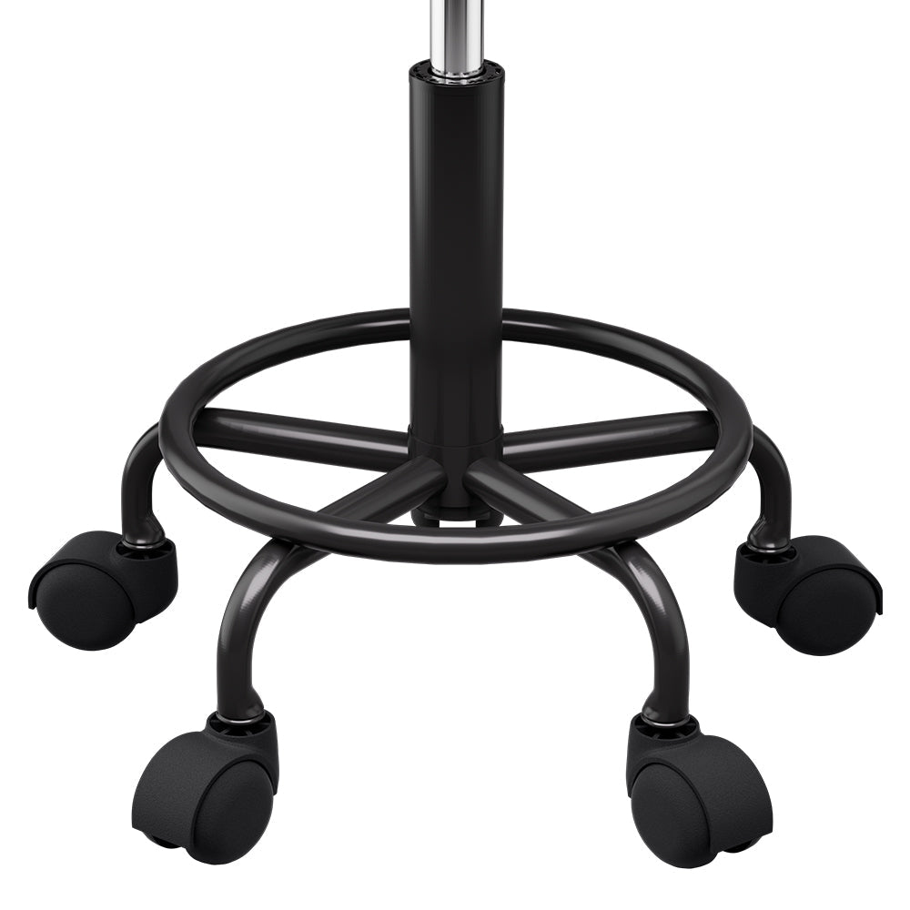 Salon Stool Round Swivel Chairs Black - Furniture > Living Room > Ottomans & Footstools - Rivercity House & Home Co. (ABN 18 642 972 209) - Affordable Modern Furniture Australia