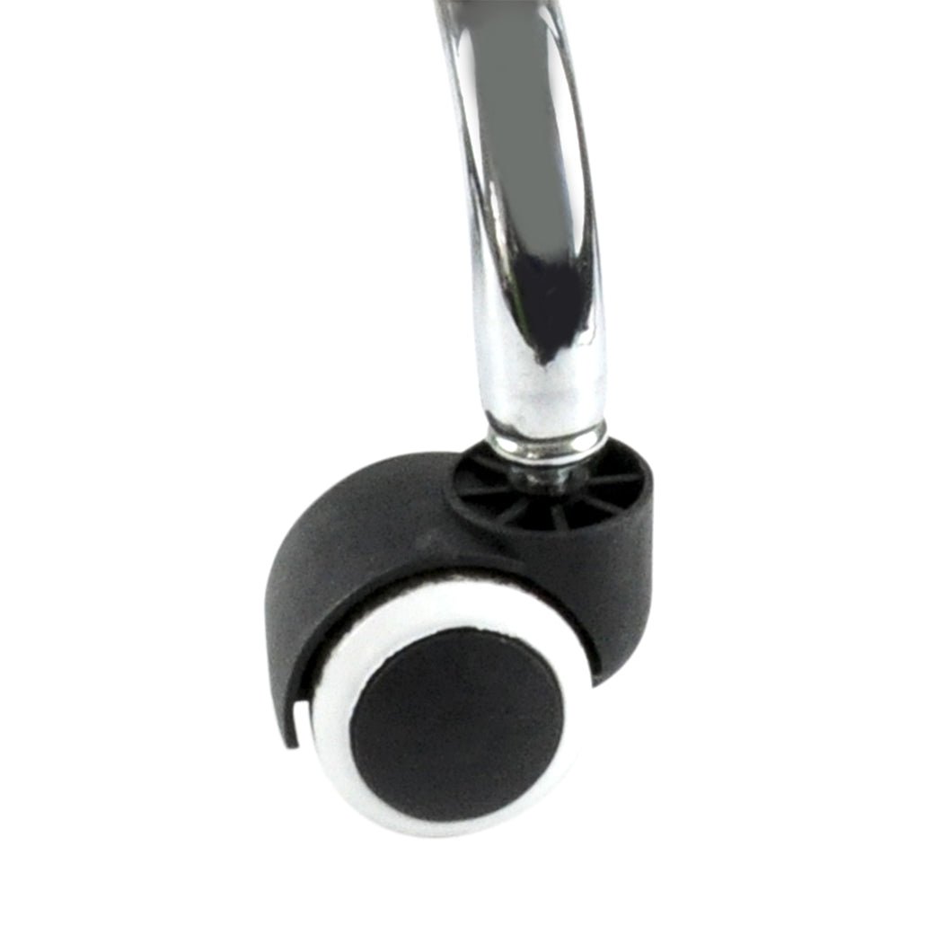 Salon Swivel Stool with Casters and Footrest - Black - Rivercity House & Home Co. (ABN 18 642 972 209) - Affordable Modern Furniture Australia