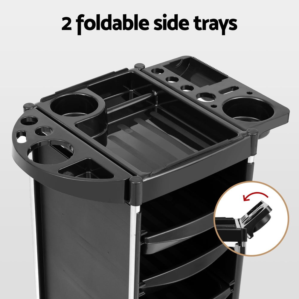 Salon Trolley Cart Spa Beauty Rolling Tray Hairdressing Storage 6 Tiers - Tools > Tools Storage > Utility Trolleys - Rivercity House & Home Co. (ABN 18 642 972 209) - Affordable Modern Furniture Australia