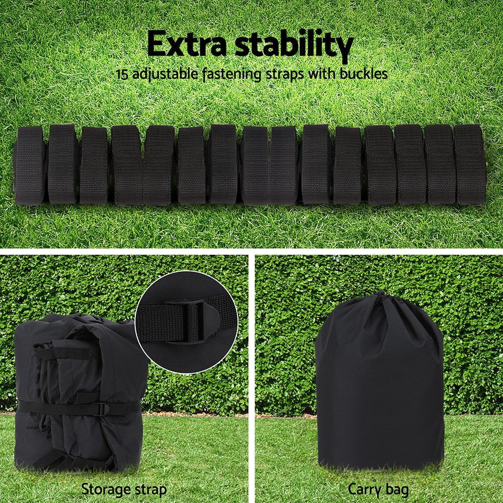 Seamanship Boat Cover 25 - 27ft Trailerable Jumbo Marine 600D Heavy Duty Black - Outdoor > Boating - Rivercity House & Home Co. (ABN 18 642 972 209) - Affordable Modern Furniture Australia