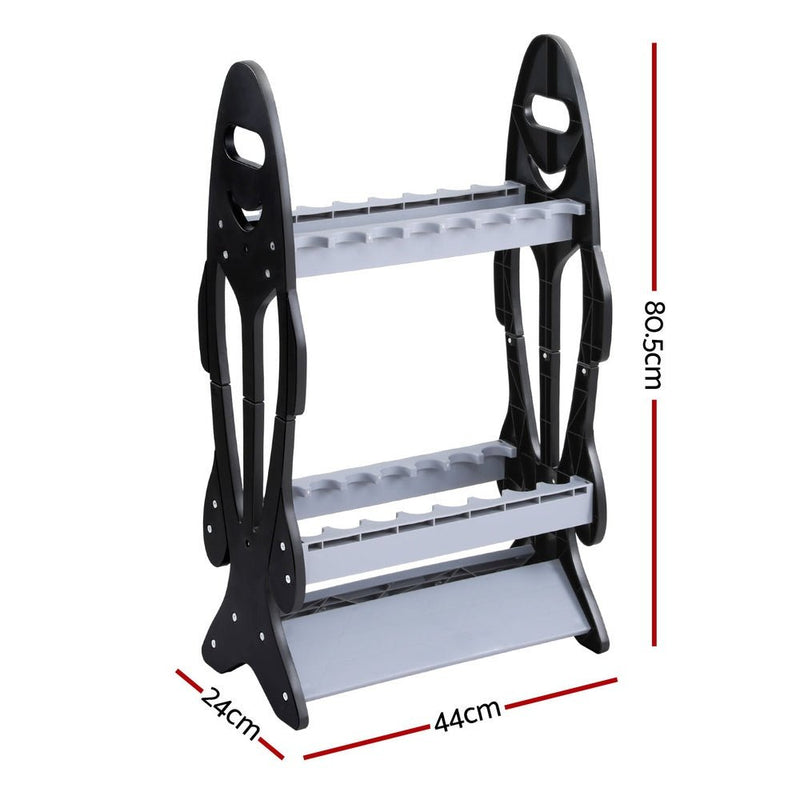 Seamanship Fishing Rod Holder 16 Storage Rack Fishing Pole Stand Garage Organizer Holds - Outdoor Recreation > Boating > Boating Accessories - Rivercity House & Home Co. (ABN 18 642 972 209) - Affordable Modern Furniture Australia