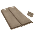 Self Inflating Mattress Camping Sleeping Mat Air Bed Pad Double Coffee 10CM Thick