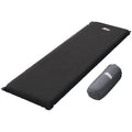 Self-Inflating Camping Sleeping Mat Single 187x66x9.5cm - Black