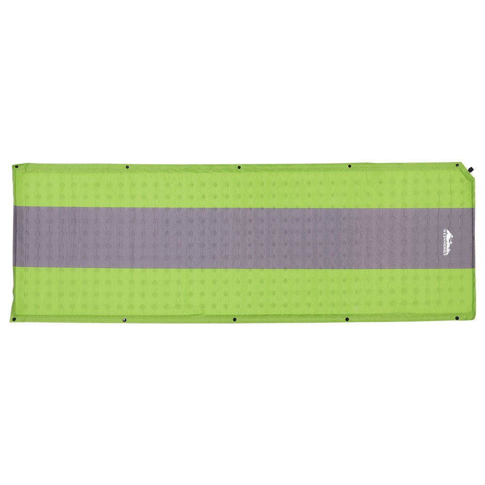 Self Inflating Mattress Camping Sleeping Mat Air Bed Pad Single Green - Outdoor Recreation > Camping > Inflatable Mattresses - Rivercity House & Home Co. (ABN 18 642 972 209) - Affordable Modern Furniture Australia