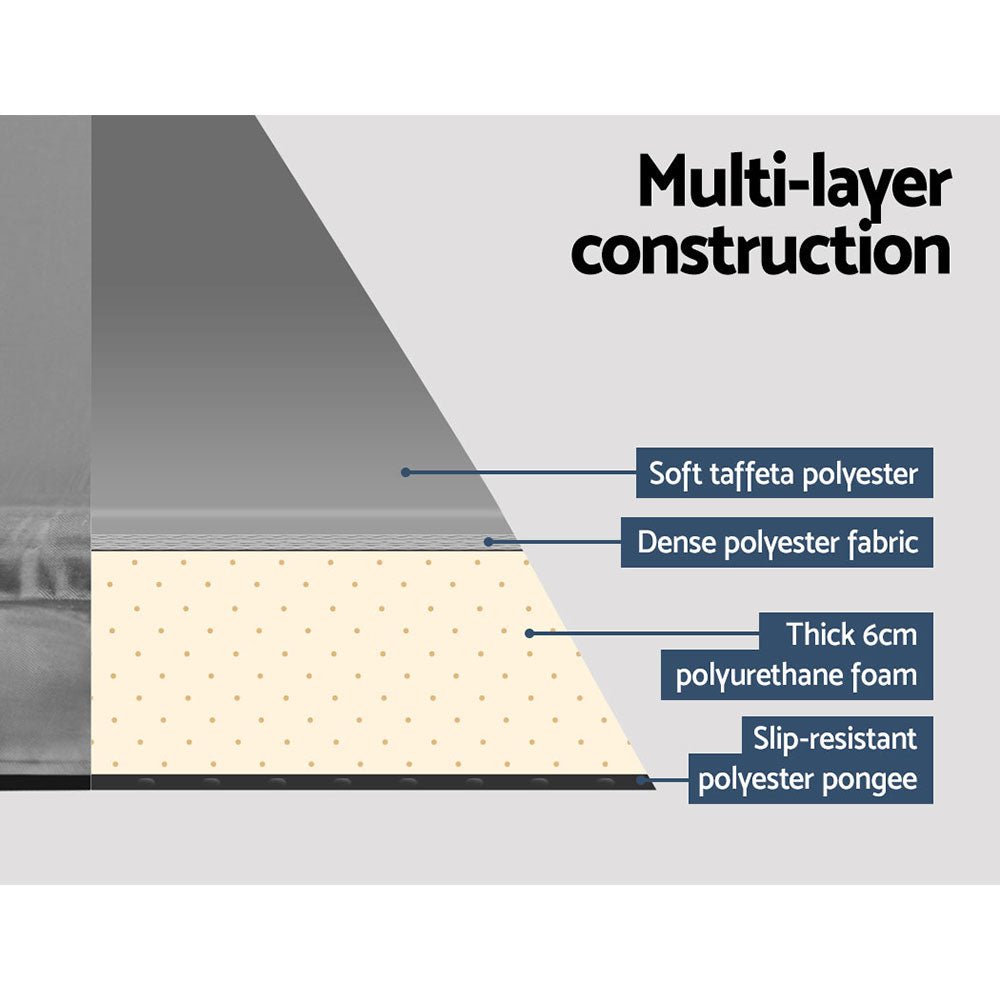 Self Inflating Mattress Camping Sleeping Mat Air Bed Pad Single Grey - Outdoor Recreation > Camping > Inflatable Mattresses - Rivercity House & Home Co. (ABN 18 642 972 209) - Affordable Modern Furniture Australia