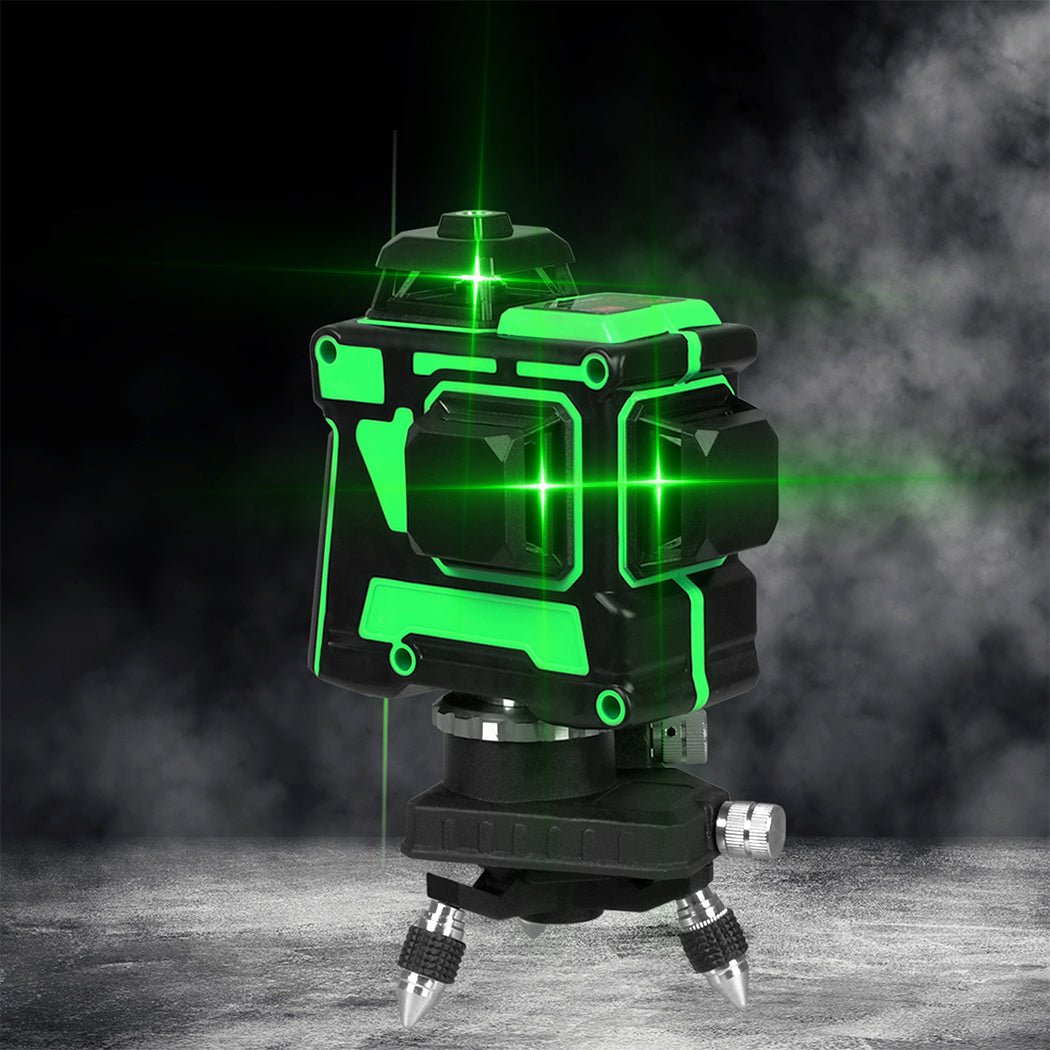 Self - Leveling Green Laser Level with Tripod and Accessories - Green - Rivercity House & Home Co. (ABN 18 642 972 209) - Affordable Modern Furniture Australia