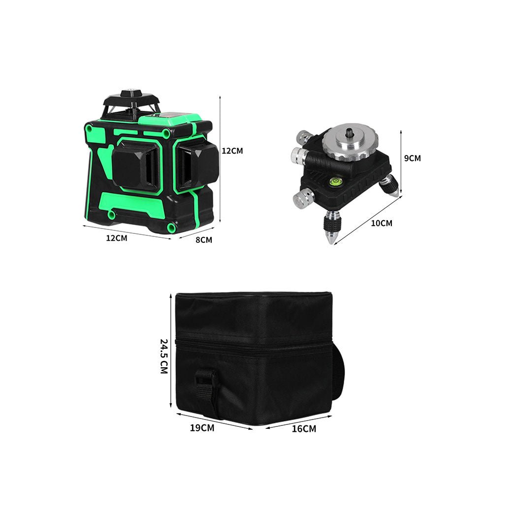 Self - Leveling Green Laser Level with Tripod and Accessories - Green - Rivercity House & Home Co. (ABN 18 642 972 209) - Affordable Modern Furniture Australia