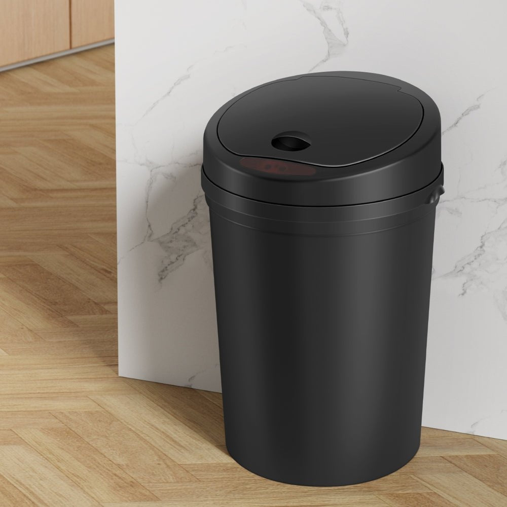 Sensor Bin Motion Rubbish Bins Kitchen Automatic Trash Can Black 9L - Home & Garden > Kitchen Bins > Automatic Bins - Rivercity House & Home Co. (ABN 18 642 972 209) - Affordable Modern Furniture Australia