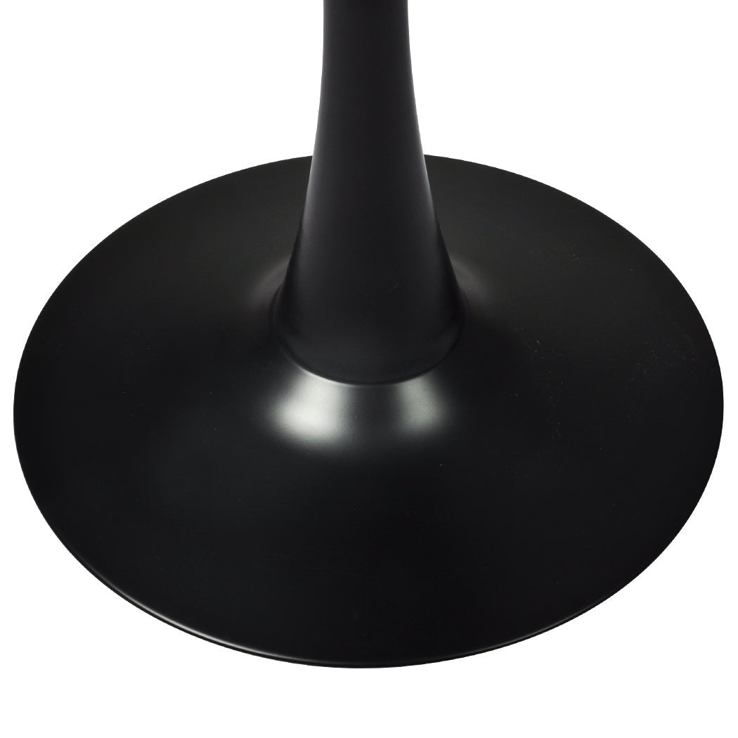 Set of 2 Round Pub Bar Tables 60cm Diameter - Black - Rivercity House & Home Co. (ABN 18 642 972 209) - Affordable Modern Furniture Australia