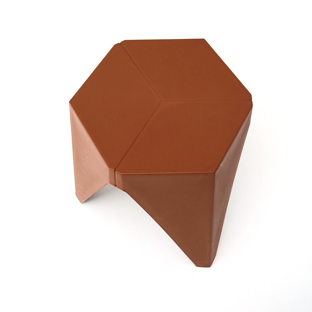 Set of 2 Stacking Puzzle Stools Red - Furniture > Bar Stools & Chairs - Rivercity House & Home Co. (ABN 18 642 972 209) - Affordable Modern Furniture Australia