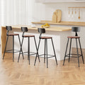 Set of 4 Vintage Industrial Bar Stool Retro Barstools