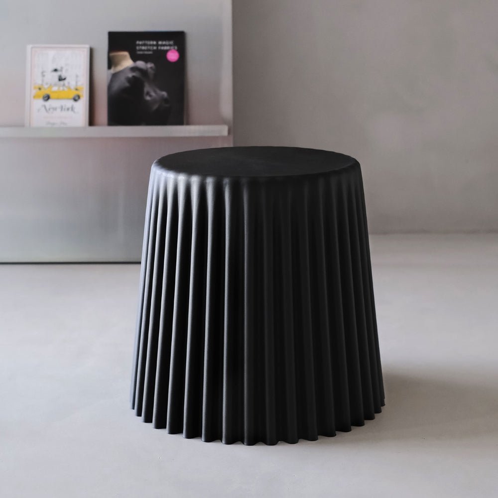 Set of 4 Cupcake Bar Stools Stackable Foot Stools Black - Furniture > Bar Stools & Chairs > Table & Bar Stools - Rivercity House & Home Co. (ABN 18 642 972 209) - Affordable Modern Furniture Australia