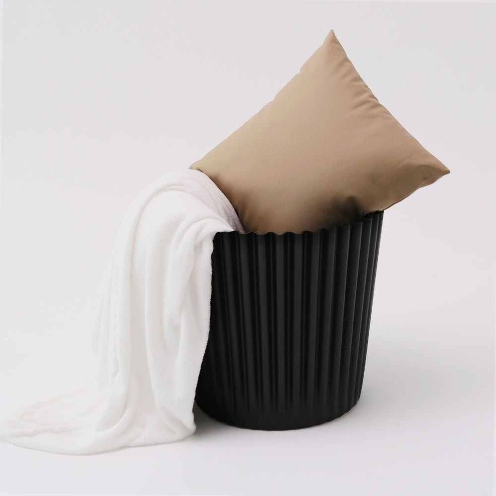 Set of 4 Cupcake Bar Stools Stackable Foot Stools Black - Furniture > Bar Stools & Chairs > Table & Bar Stools - Rivercity House & Home Co. (ABN 18 642 972 209) - Affordable Modern Furniture Australia