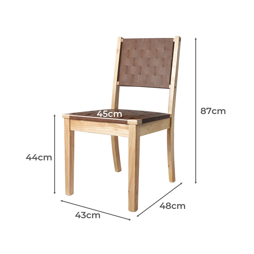 Set of 4 Dining Accent Lounge Chairs - Tan - Rivercity House & Home Co. (ABN 18 642 972 209) - Affordable Modern Furniture Australia
