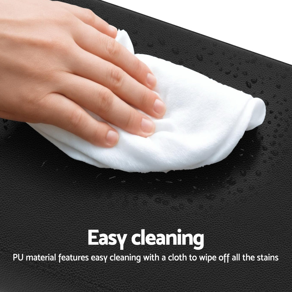 Set of 4 Metal Bar Stools PU Seat Dining Counter Chairs - Furniture > Bar Stools & Chairs > Table & Bar Stools - Rivercity House & Home Co. (ABN 18 642 972 209) - Affordable Modern Furniture Australia