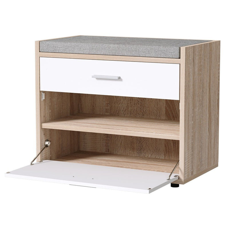 Shoe Cabinet Bench Storage Organiser Seat - Rivercity House & Home Co. (ABN 18 642 972 209) - Affordable Modern Furniture Australia