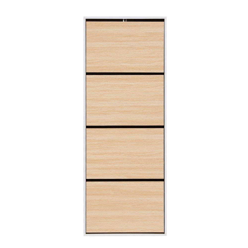 Shoe Rack Cabinet 24 Pairs Adjustable Shelf Pine - Furniture > Living Room > Shoe Storage - Rivercity House & Home Co. (ABN 18 642 972 209) - Affordable Modern Furniture Australia
