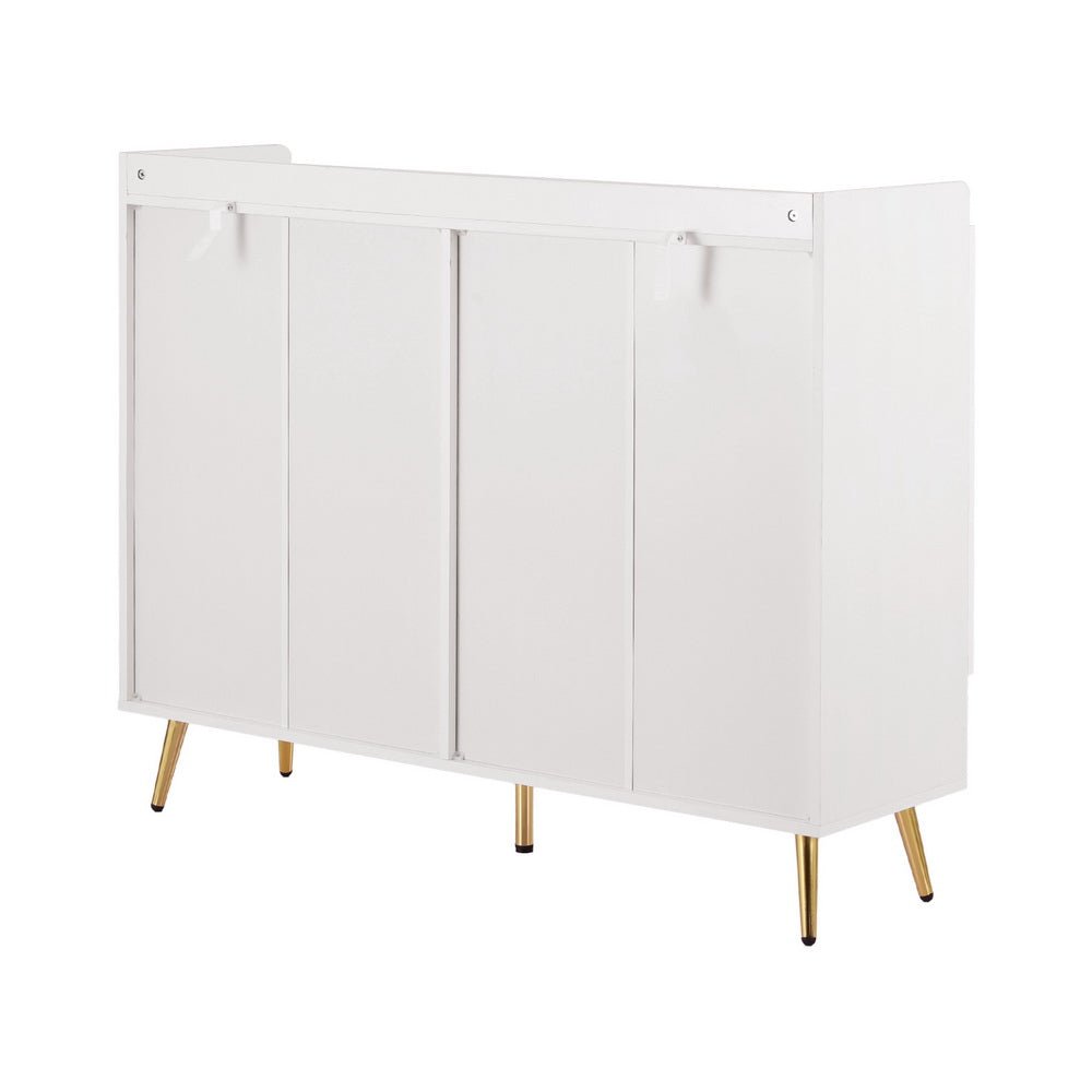 Shoe Rack Cabinet 5 Tiers 30 Pairs White - Furniture > Living Room > Shoe Storage - Rivercity House & Home Co. (ABN 18 642 972 209) - Affordable Modern Furniture Australia