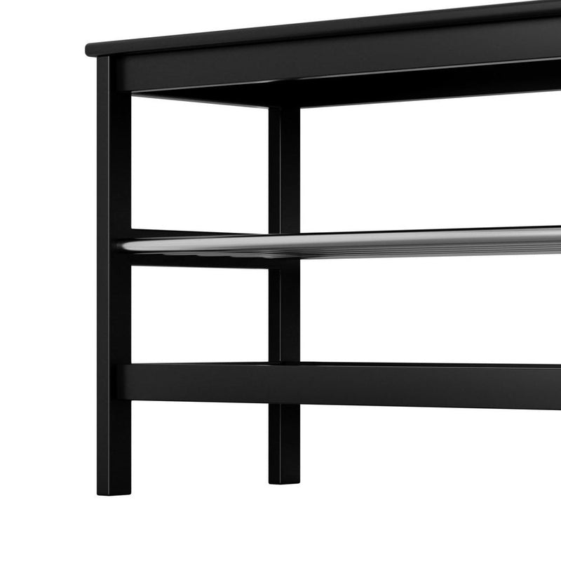 Shoe Rack Cabinet Bamboo Bench 10 Paris Black - Furniture > Bedroom - Rivercity House & Home Co. (ABN 18 642 972 209) - Affordable Modern Furniture Australia