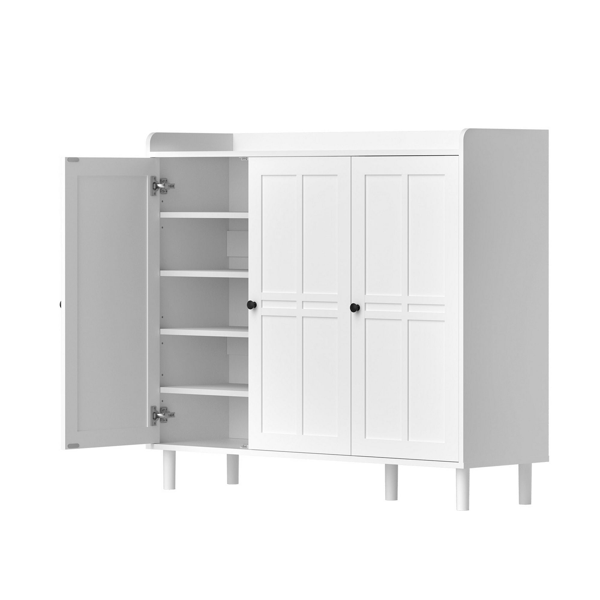 Shoe Rack Cabinet Storage Cupboard Adjustable Shelf White - Furniture > Living Room > Shoe Storage - Rivercity House & Home Co. (ABN 18 642 972 209) - Affordable Modern Furniture Australia