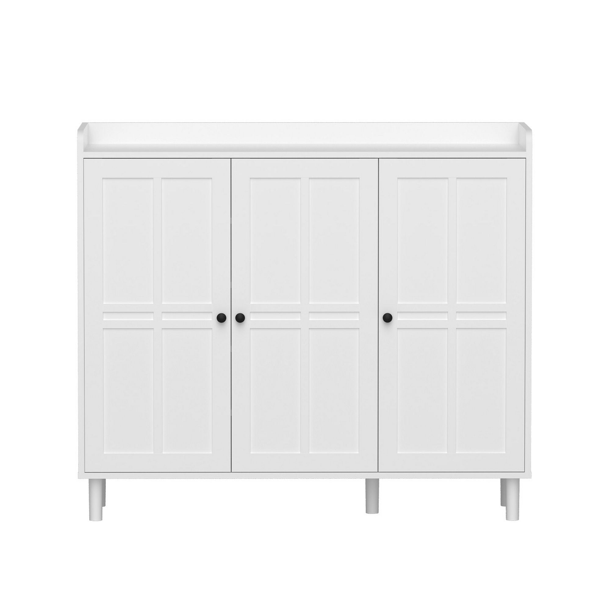 Shoe Rack Cabinet Storage Cupboard Adjustable Shelf White - Furniture > Living Room > Shoe Storage - Rivercity House & Home Co. (ABN 18 642 972 209) - Affordable Modern Furniture Australia