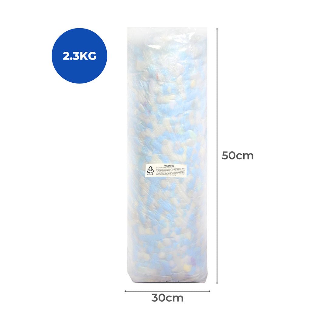 Shredded Memory Foam Filling 2.3kg Vacuum Packed - Multi - colour - Rivercity House & Home Co. (ABN 18 642 972 209) - Affordable Modern Furniture Australia