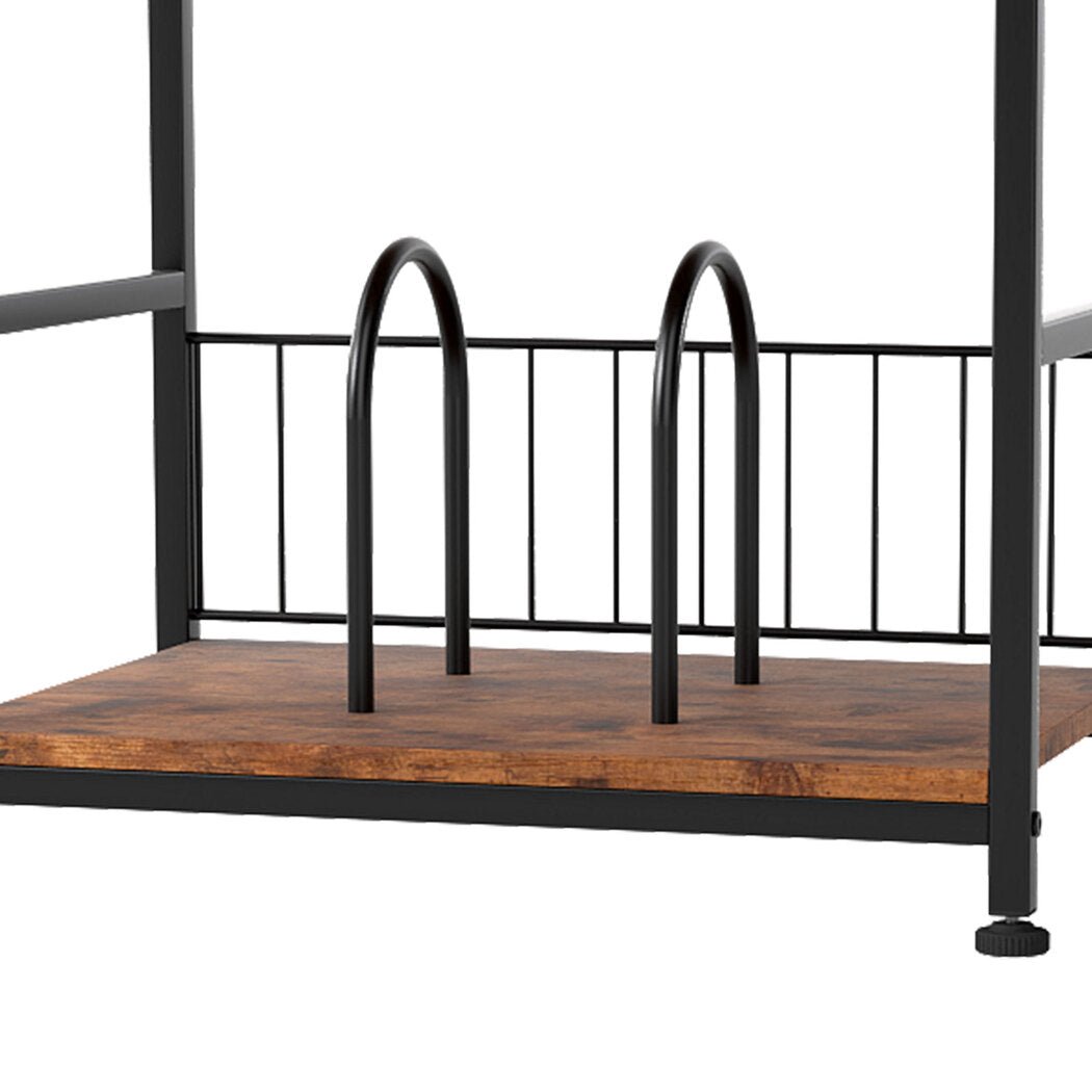 Side Table 3 - Tier Storage Shelf Modern Table - Rivercity House & Home Co. (ABN 18 642 972 209) - Affordable Modern Furniture Australia