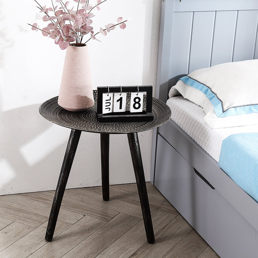 Side Table Coffee Bedside End Bronze - Rivercity House & Home Co. (ABN 18 642 972 209) - Affordable Modern Furniture Australia