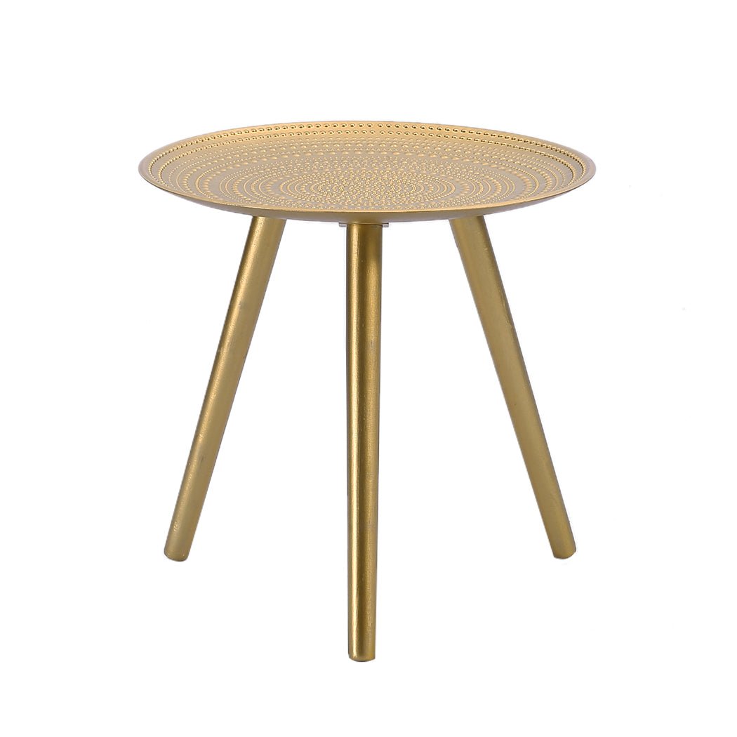 Side Table Coffee Bedside End Golden - Rivercity House & Home Co. (ABN 18 642 972 209) - Affordable Modern Furniture Australia