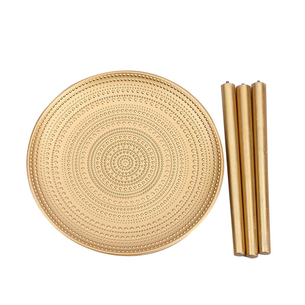 Side Table Coffee Bedside End Golden - Rivercity House & Home Co. (ABN 18 642 972 209) - Affordable Modern Furniture Australia