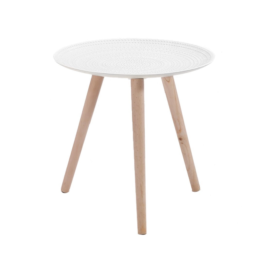 Side Table Coffee Bedside End White - Rivercity House & Home Co. (ABN 18 642 972 209) - Affordable Modern Furniture Australia