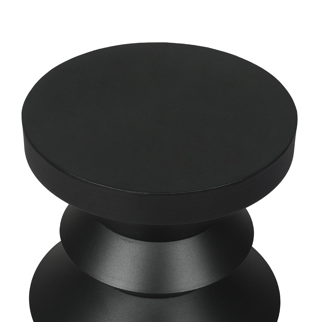 Side Table Round End Bedside - Rivercity House & Home Co. (ABN 18 642 972 209) - Affordable Modern Furniture Australia