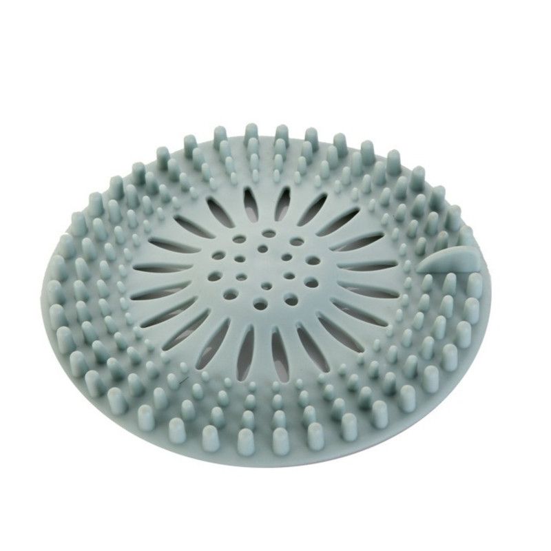 Silicone Drain Hair Catcher and Filter Cover for Bathroom and Kitchen Sink - Light Blue - Furniture > Bathroom > Tap & Sink Accessories - Rivercity House & Home Co. (ABN 18 642 972 209) - Affordable Modern Furniture Australia