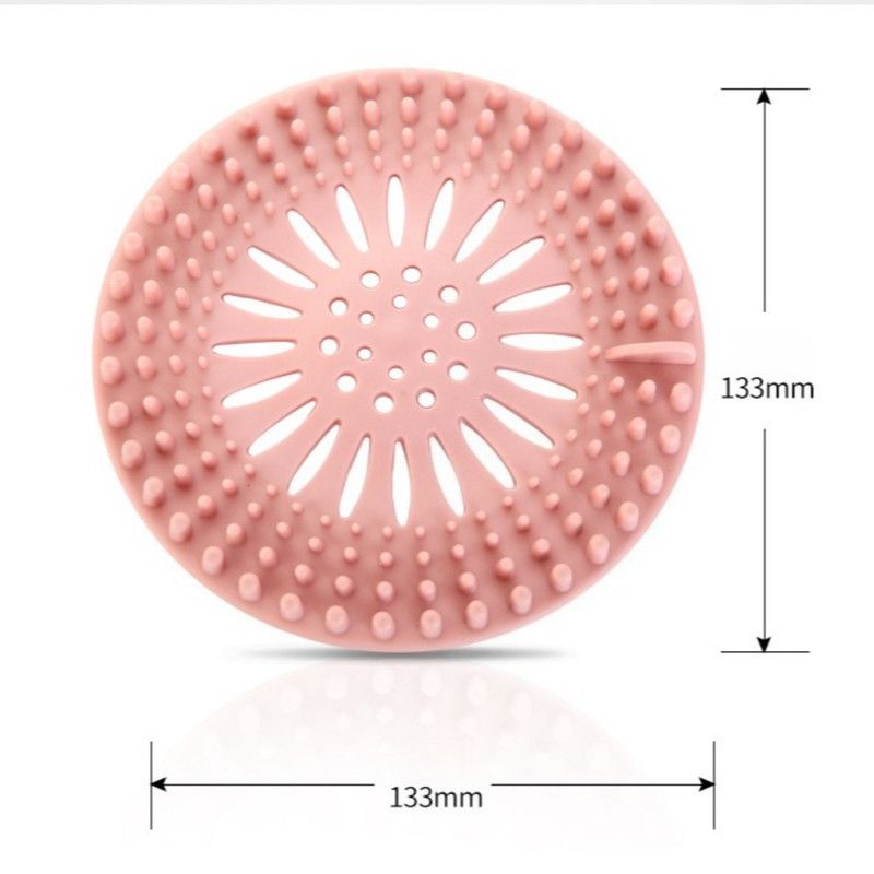 Silicone Drain Hair Catcher and Filter Cover for Bathroom and Kitchen Sink - Light Blue - Furniture > Bathroom > Tap & Sink Accessories - Rivercity House & Home Co. (ABN 18 642 972 209) - Affordable Modern Furniture Australia