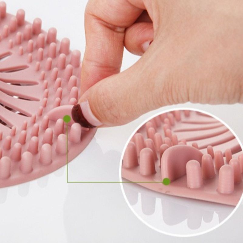 Silicone Drain Hair Catcher and Filter Cover for Bathroom and Kitchen Sink - Light Blue - Furniture > Bathroom > Tap & Sink Accessories - Rivercity House & Home Co. (ABN 18 642 972 209) - Affordable Modern Furniture Australia