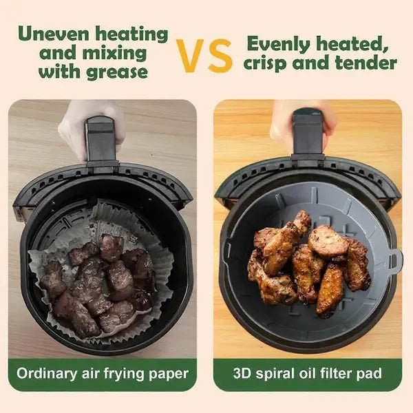 Silicone Reusable Air Fryer Pot with Non-Stick Basket Liner and Side Handles 19 cm - Pink - Appliances > Kitchen Appliances > Kitchen Appliance Accessories - Rivercity House & Home Co. (ABN 18 642 972 209) - Affordable Modern Furniture Australia