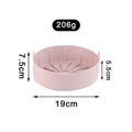 Silicone Reusable Air Fryer Pot with Non-Stick Basket Liner and Side Handles 19 cm - Pink