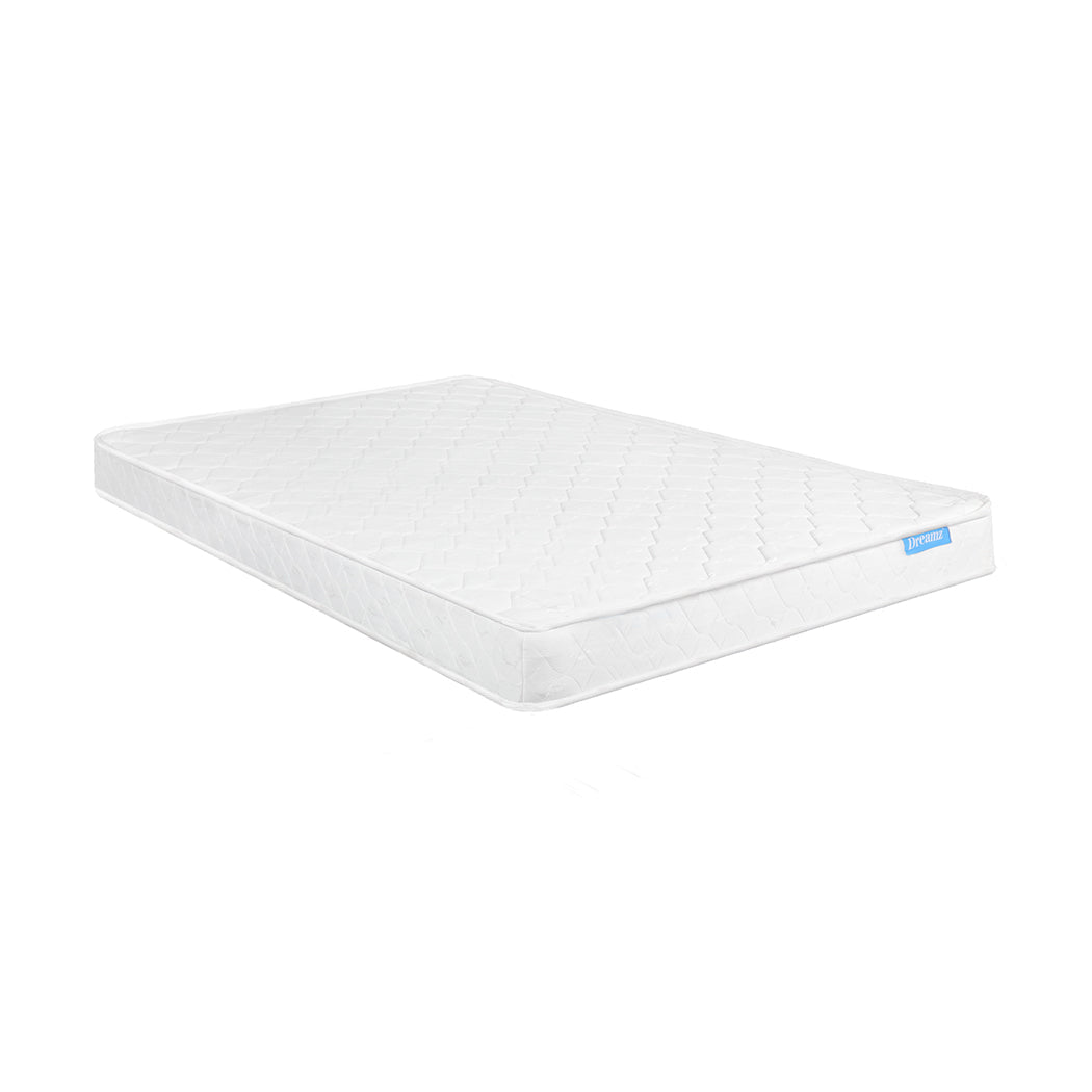 Single Bonnell Spring Coil Mattress - White - Rivercity House & Home Co. (ABN 18 642 972 209) - Affordable Modern Furniture Australia