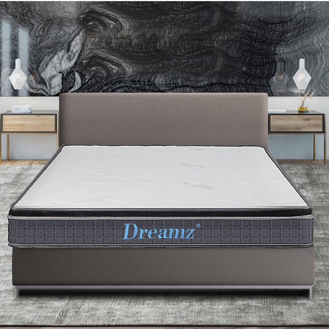 Single Bonnell Spring Mattress - White - Rivercity House & Home Co. (ABN 18 642 972 209) - Affordable Modern Furniture Australia