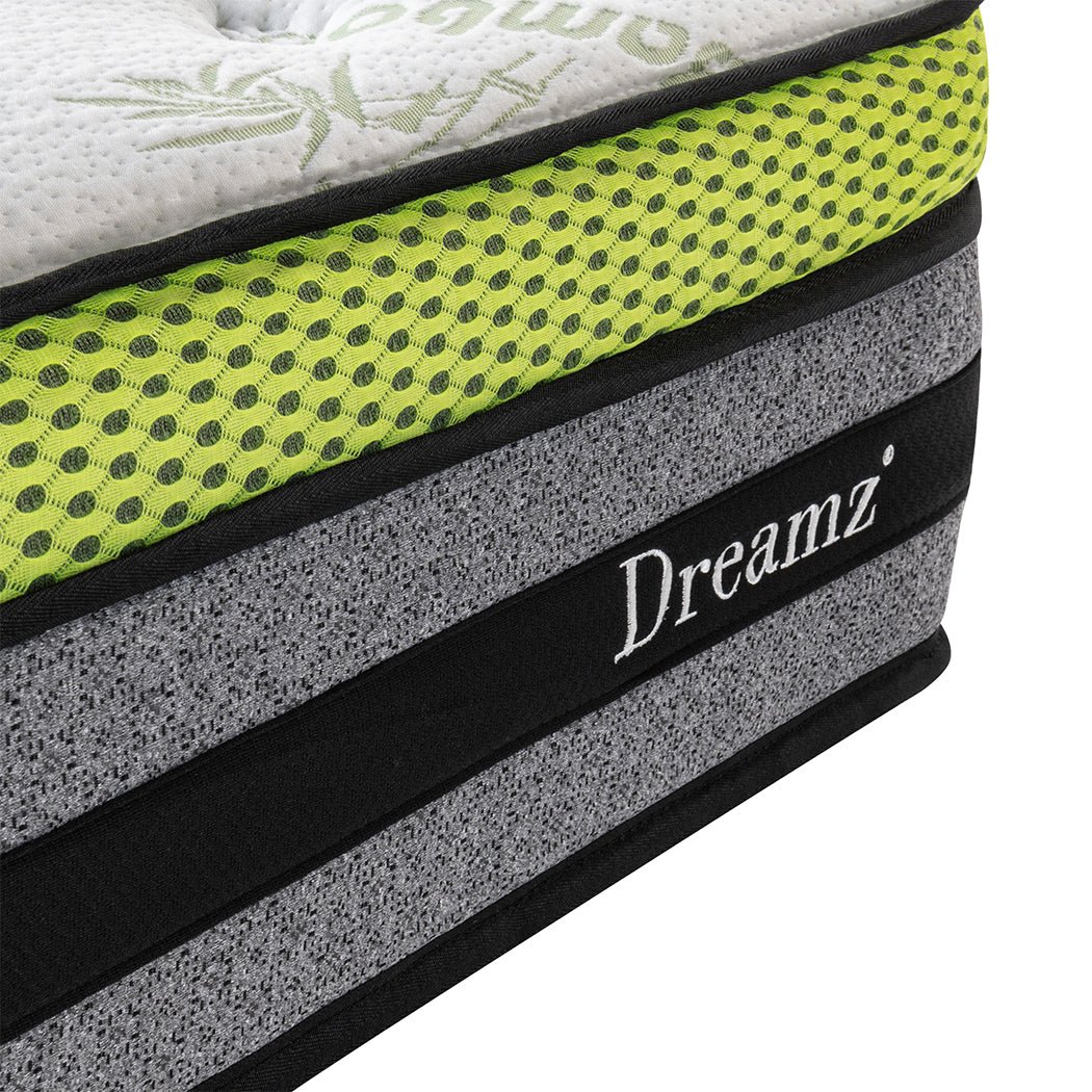 Single Cooling Pocket Spring Mattress - White - Rivercity House & Home Co. (ABN 18 642 972 209) - Affordable Modern Furniture Australia