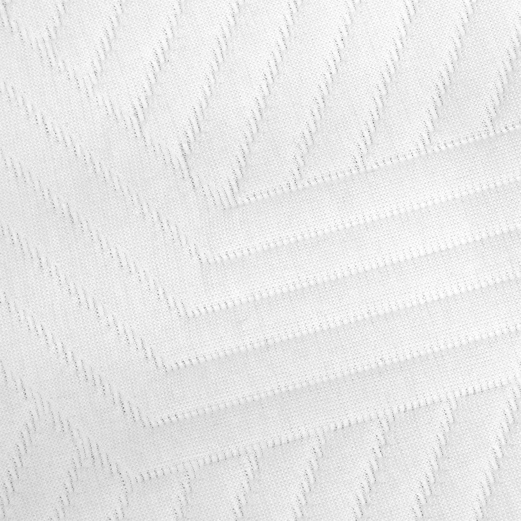 Single Gel Memory Foam Mattress 15cm Medium Firm Cooling Breathable - White - Rivercity House & Home Co. (ABN 18 642 972 209) - Affordable Modern Furniture Australia