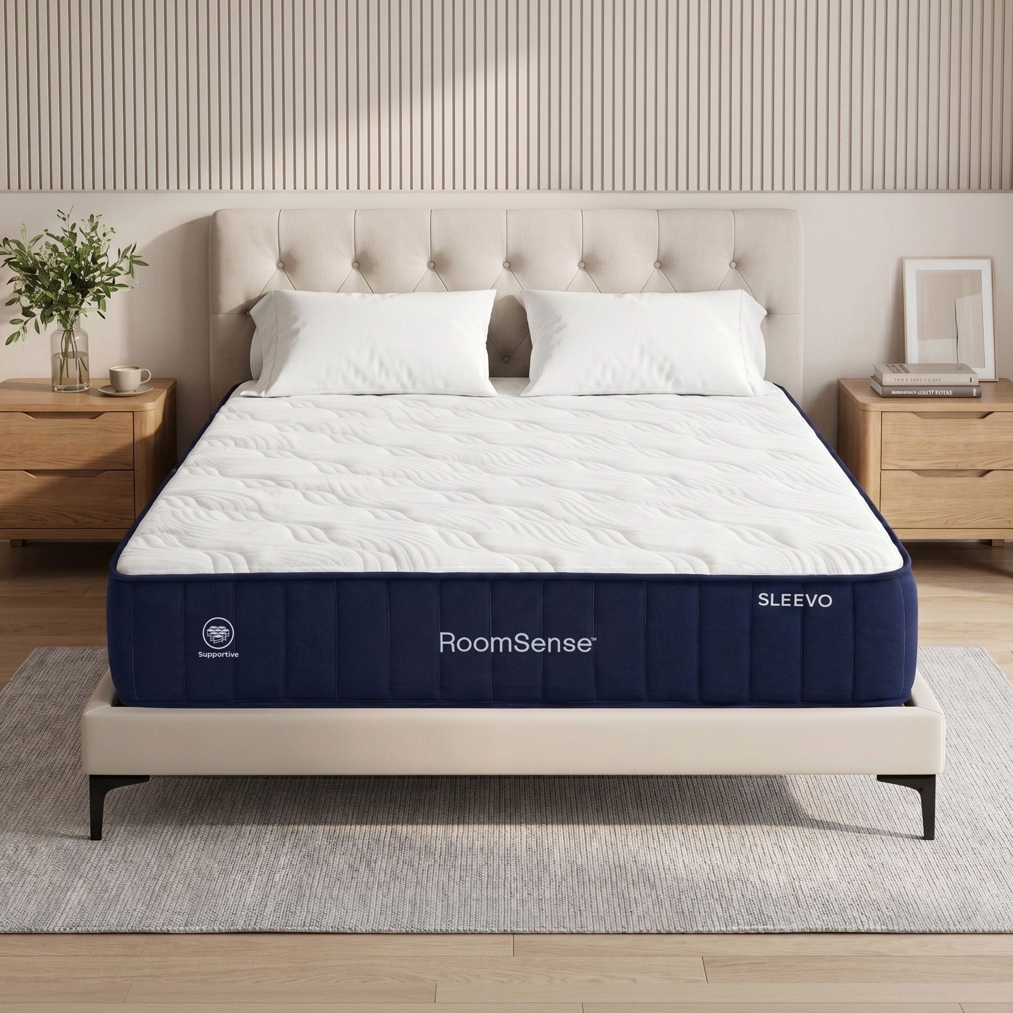 Single Mattress, 26cm Orthopedic Firm Mattress for Back Pain Relief, Pocket Spring Hybrid Mattress King Size for Home & Rental - Furniture > Mattresses > Single Mattress - Rivercity House & Home Co. (ABN 18 642 972 209) - Affordable Modern Furniture Australia