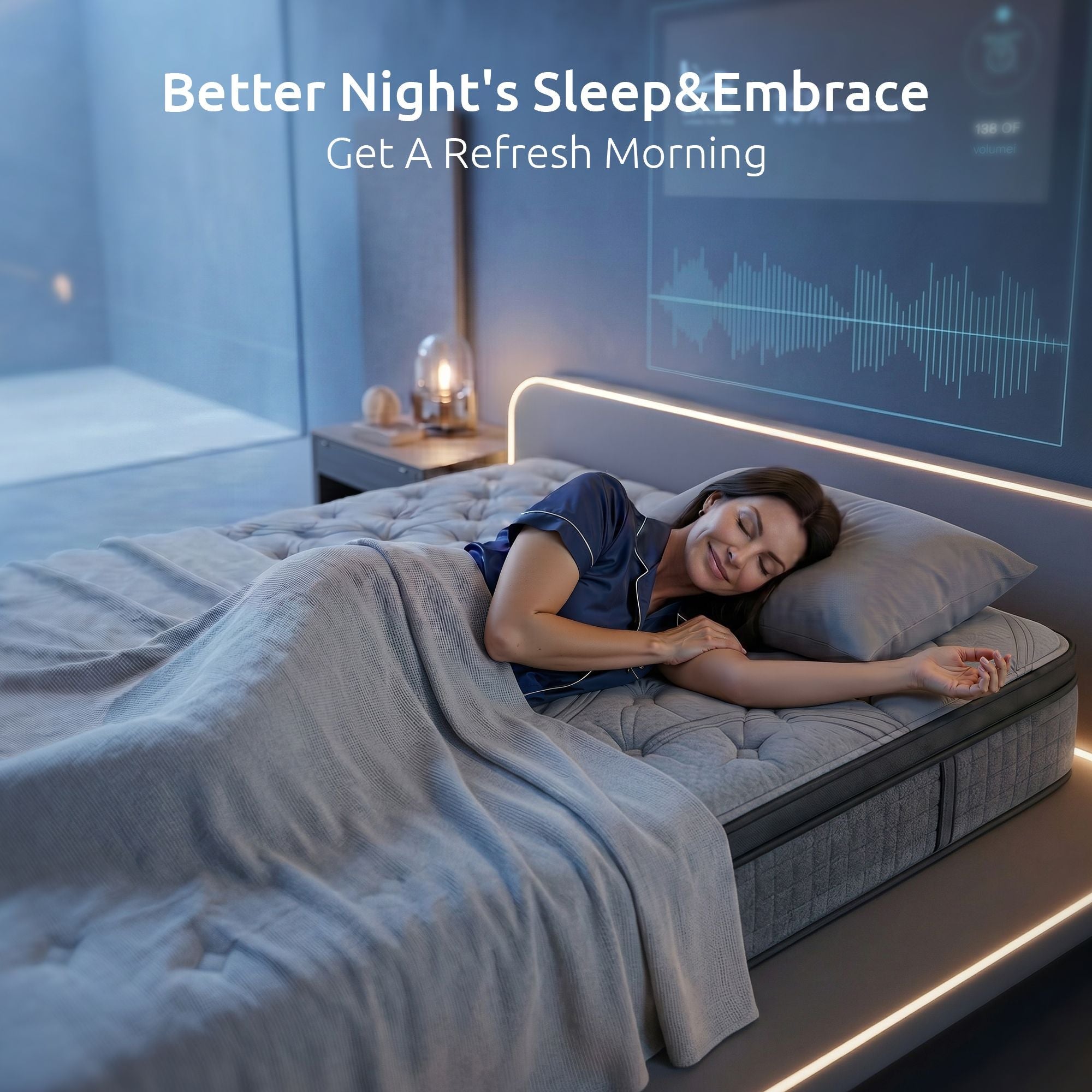 Single Mattress 33 cm 7 - Zone Pocket Spring 8.0 Extra Firm with Dual - Row Edge Support & Breathable Knit Cover - Furniture > Mattresses > Single Mattress - Rivercity House & Home Co. (ABN 18 642 972 209) - Affordable Modern Furniture Australia
