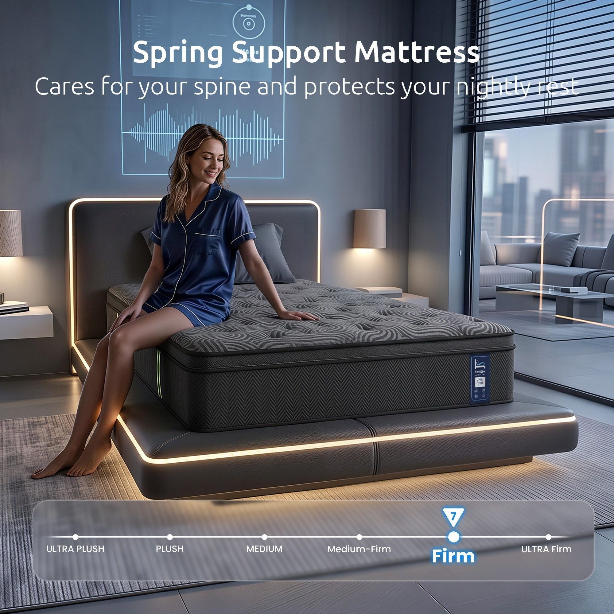 Single Mattress 34 cm 5 - Zone Pressure Relief Pocket Spring with Reinforced Edge Support & Breathable Gel Memory Foam Hybrid Mattress - Furniture > Mattresses > Single Mattress - Rivercity House & Home Co. (ABN 18 642 972 209) - Affordable Modern Furniture Australia