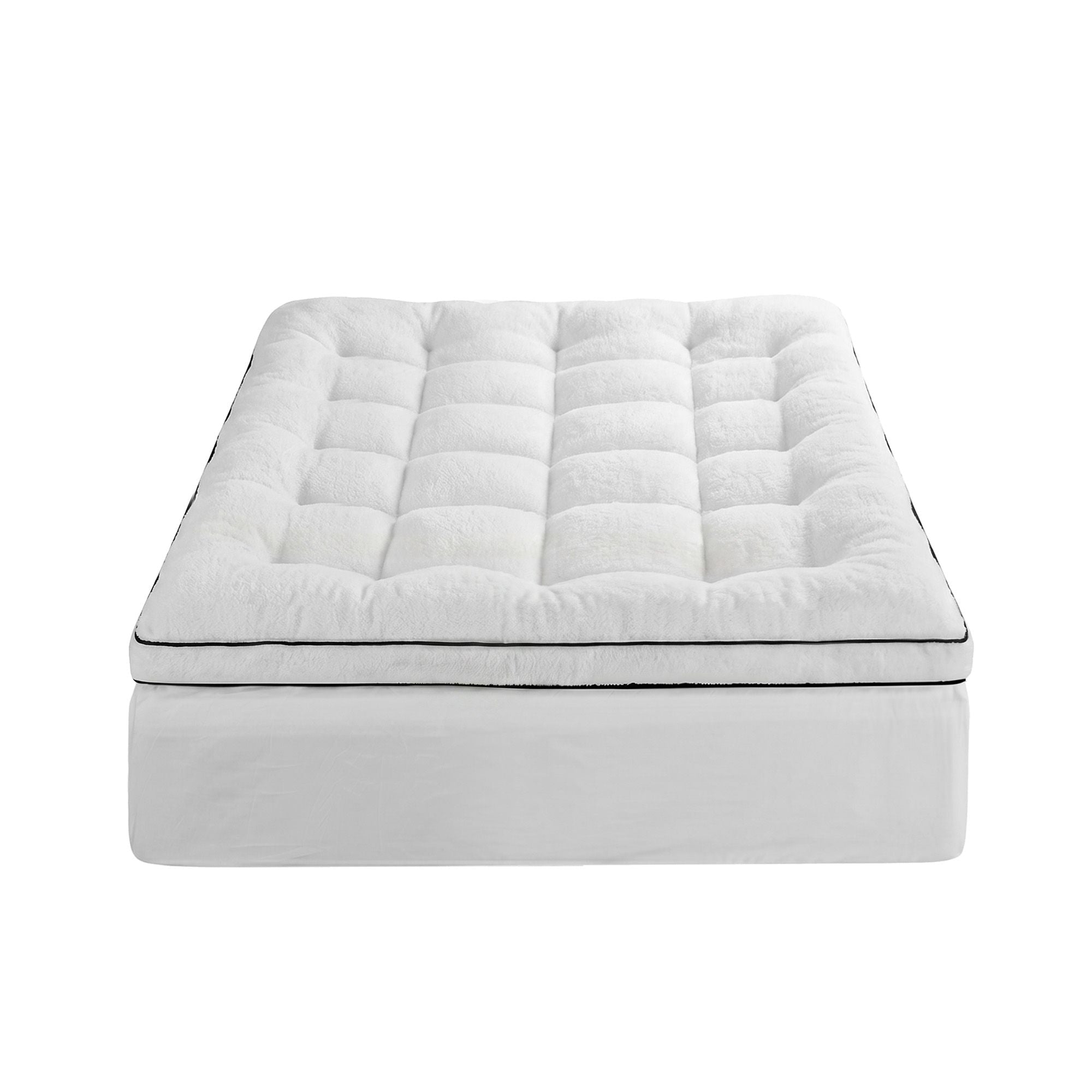 Single Mattress Topper 5cm Coral Fleece - Furniture > Mattresses > Mattress Toppers - Rivercity House & Home Co. (ABN 18 642 972 209) - Affordable Modern Furniture Australia