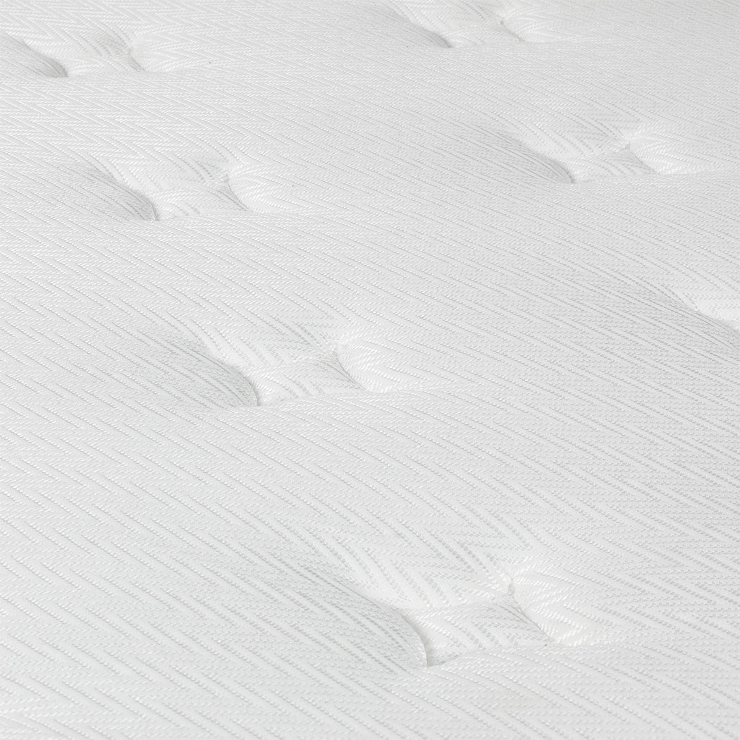 Single Pocket Spring Mattress Extra Firm 23cm - White - Rivercity House & Home Co. (ABN 18 642 972 209) - Affordable Modern Furniture Australia