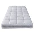 Single Portable Foldable Floor Mattress Foam Sleeping Pad Bed - Grey