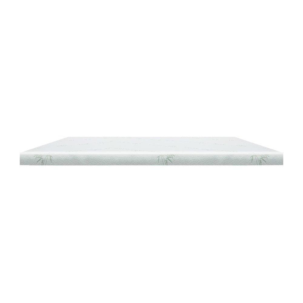 Single Size | Cool Gel Memory Foam Mattress Topper w/Bamboo Cover 5cm - Rivercity House & Home Co. (ABN 18 642 972 209) - Affordable Modern Furniture Australia