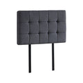 Single Size | Deluxe Fabric Headboard Bedhead (Grey)