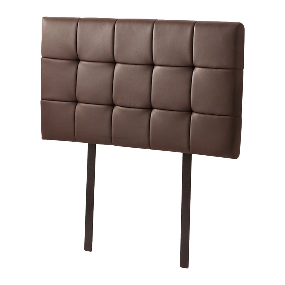 Single Size | Deluxe Headboard Bedhead (Brown) - Rivercity House & Home Co. (ABN 18 642 972 209) - Affordable Modern Furniture Australia